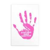 Stop Your Inner Saboteur Postcard